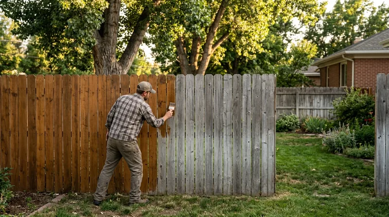 Fence Staining & Restoration Salt Lake City